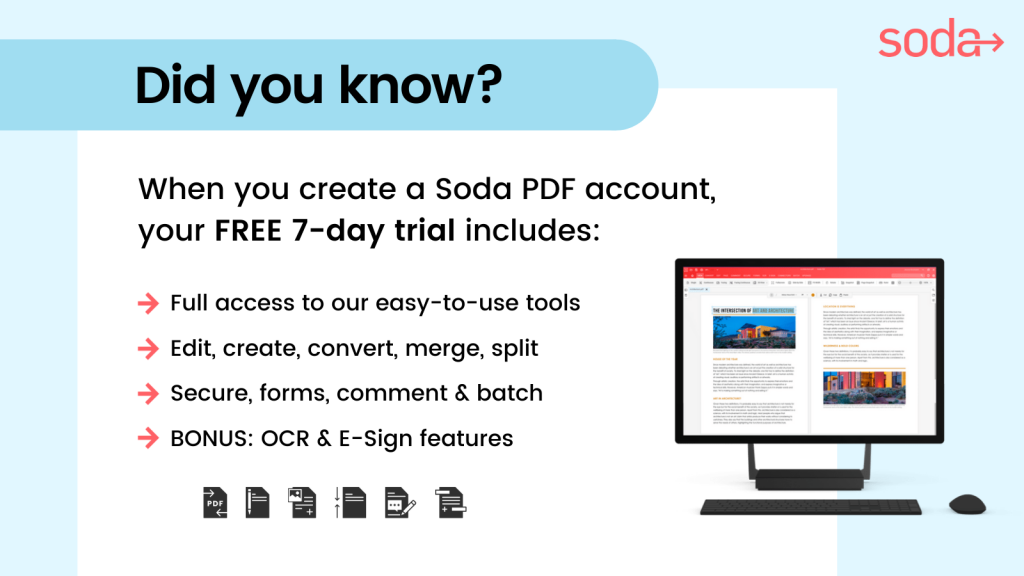 Soda PDF - Free Trial