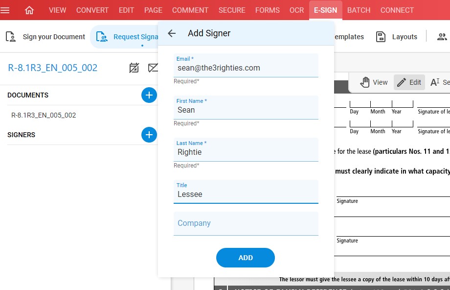 How to add Initials appearance in the Fill & Sign module? – Soda PDF