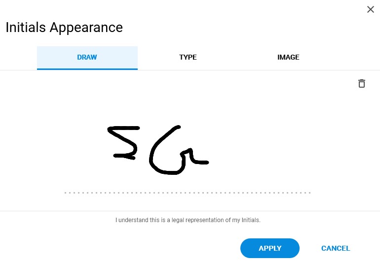 How to add Initials appearance in the Fill & Sign module? – Soda PDF