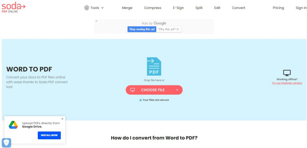 convert file word to pdf online