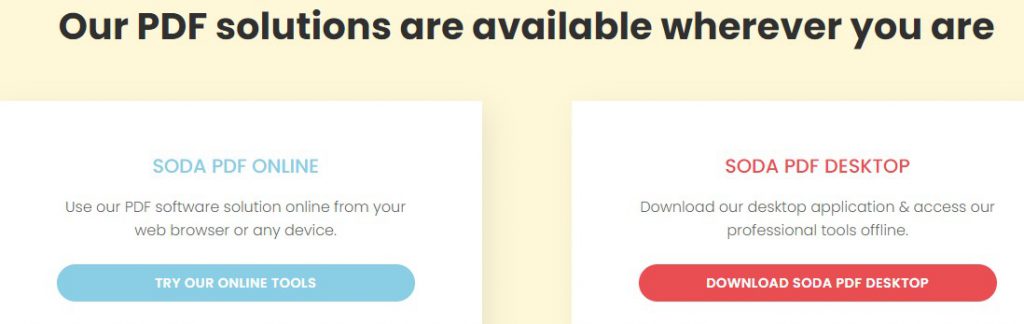 Soda PDF Online - Soda PDF Desktop - PDF tools