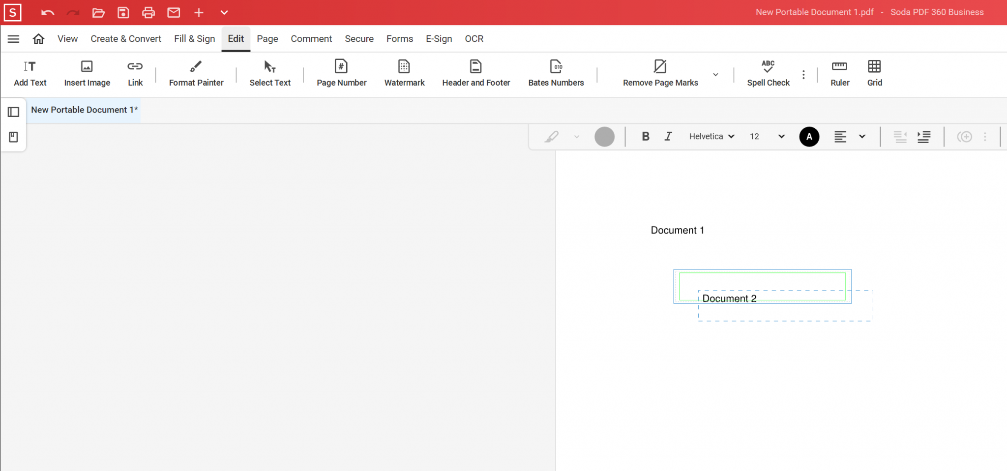 How to cut, copy and paste text in a PDF file - Soda PDF