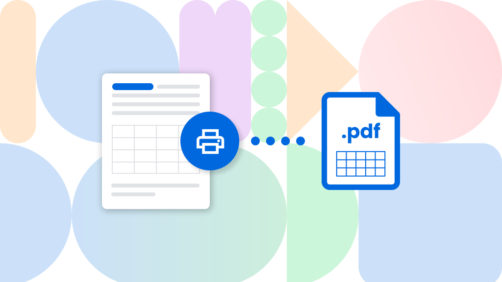 Print Excel To Pdf