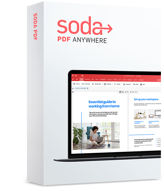 Soda PDF Pour Créer, Visionner, Convertir, Éditer et Sécuriser vos PDF
