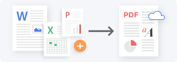 Create PDFs from over 300 file formats