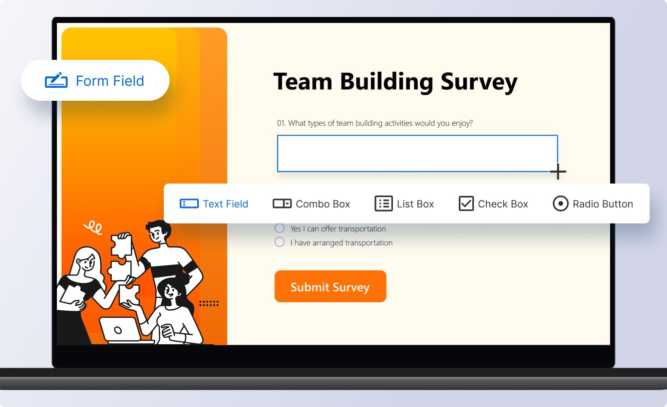 Create personalized forms