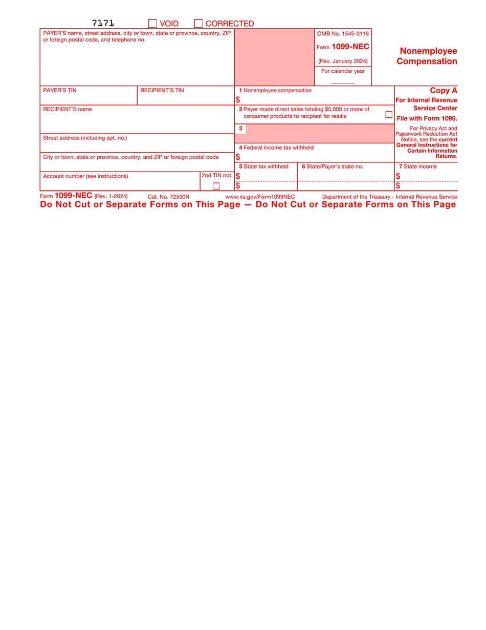 1099-NEC Form