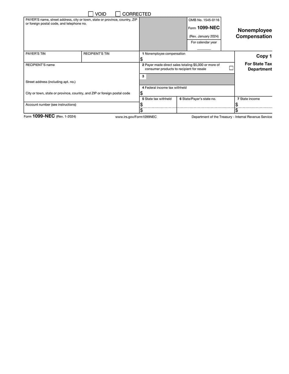 1099-NEC Form