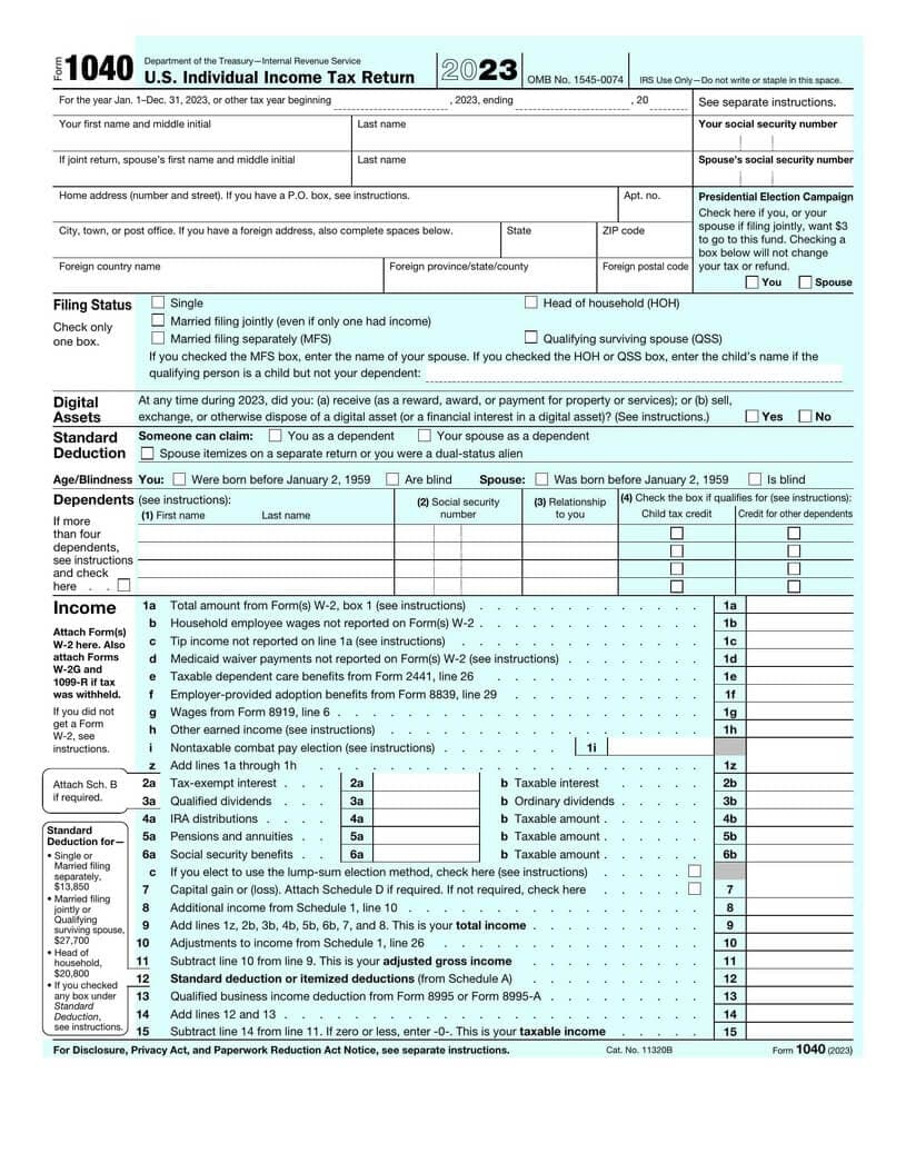 1040 Form