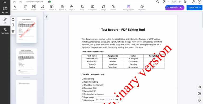 How to merge multiple PDF files effortlessly - Soda PDF