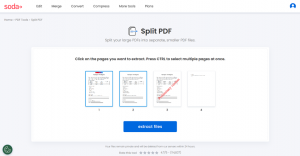 How to split a PDF: easy steps to separate pages - Soda PDF